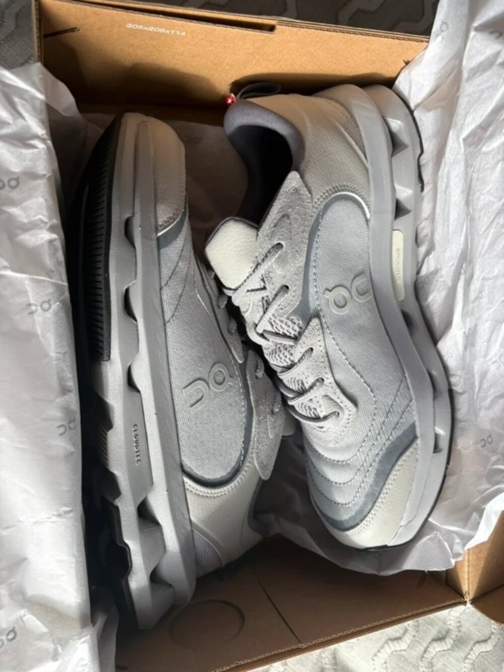 On Cloud Cloudzone Moon Sneakers Alloy Rock US 8